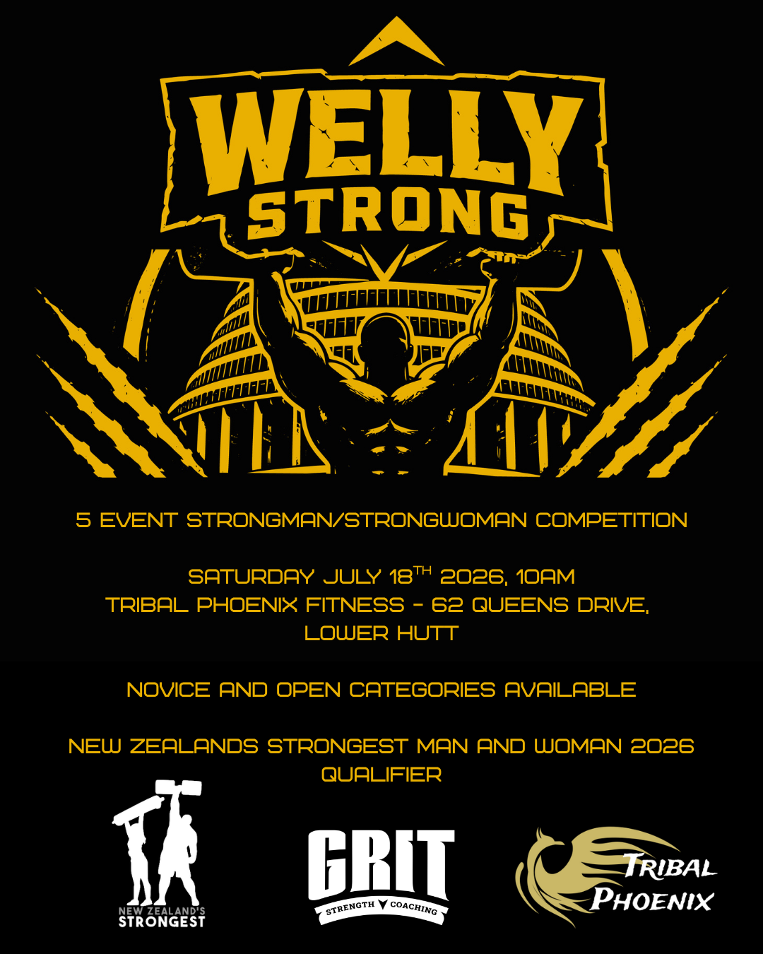 WELLY STRONG 2026 ATHLETE ENTRY